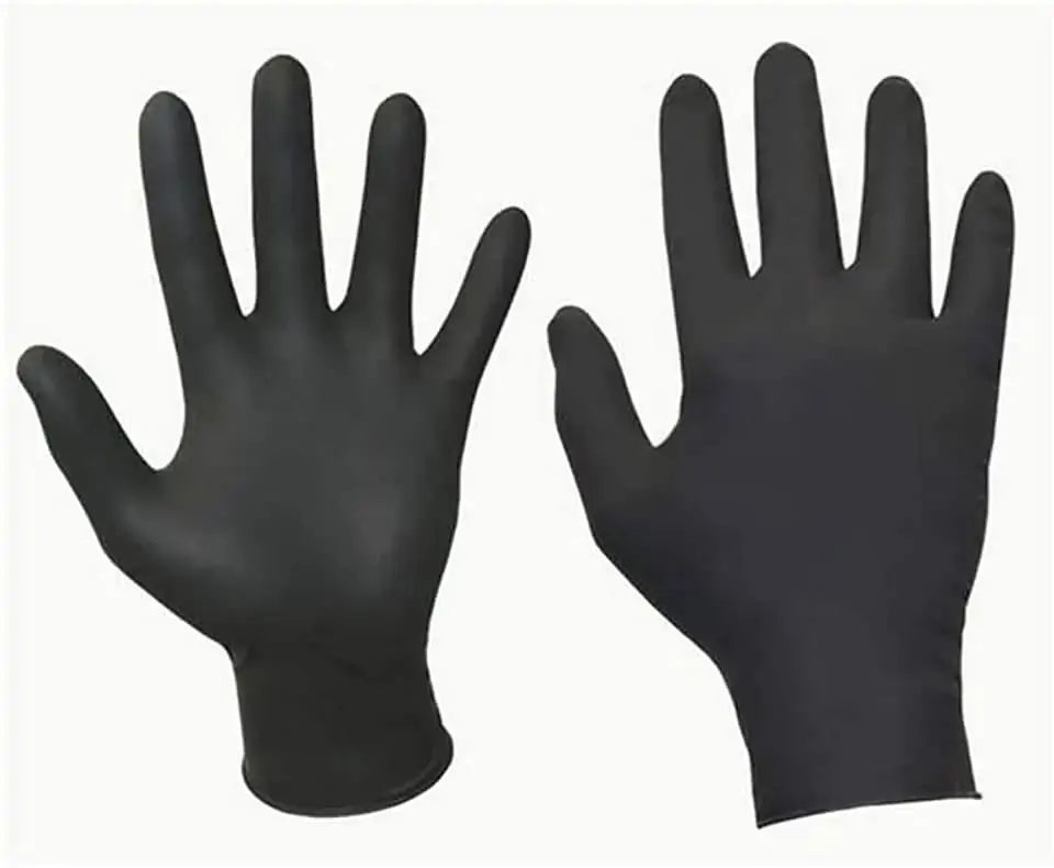 Luva Santa Clara Latex Black Pequena Par Ref:1187