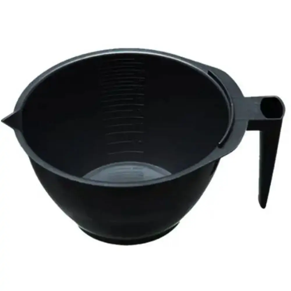 Bacia Plastico P/ Tint Preto Santa Clara