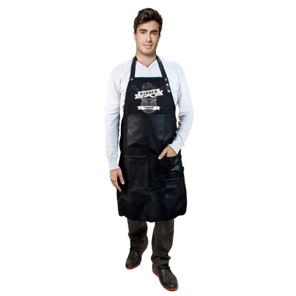 Avental Em Oxford Barber Men Ref. 4825 Preto
