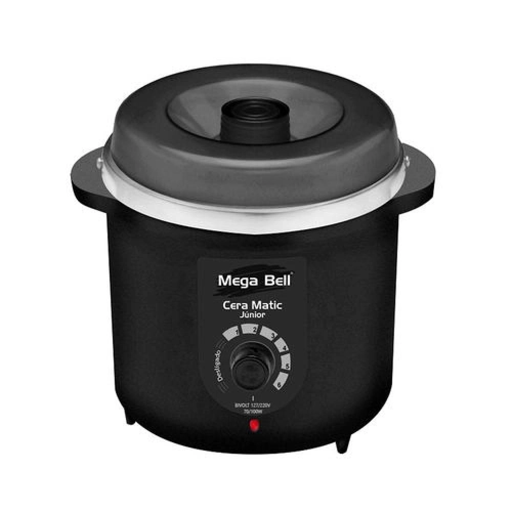 Aquecedor De Cera Mega Bell 7172 Cera Matic Jr S/ Refil Preto 1un