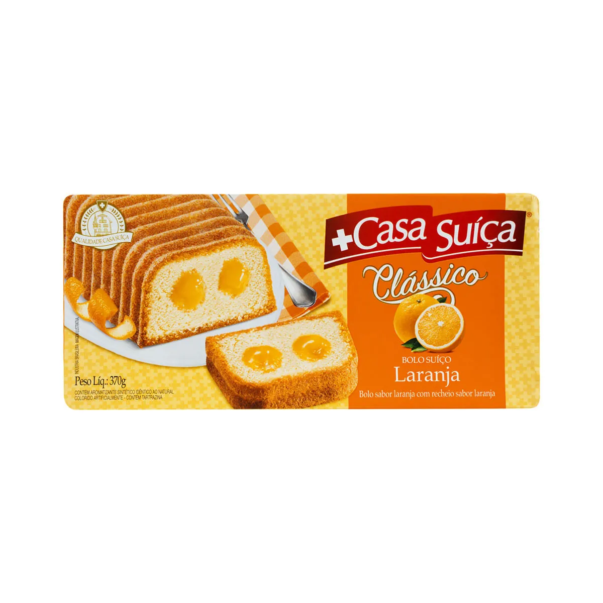 Bolo de Laranja Clássico Casa Suíça 370g