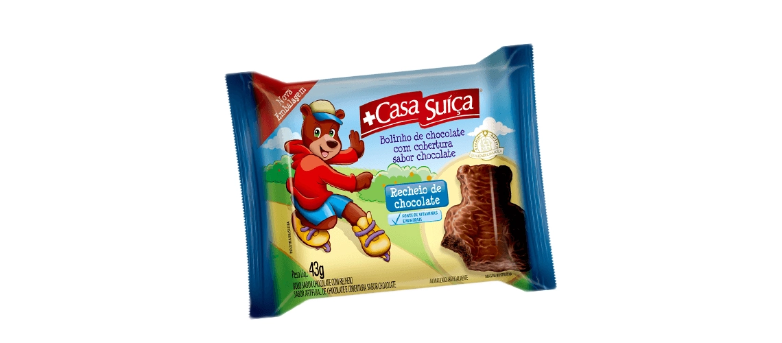 Ds Bolinho Pooh Choc Choc 774g Casa Suica