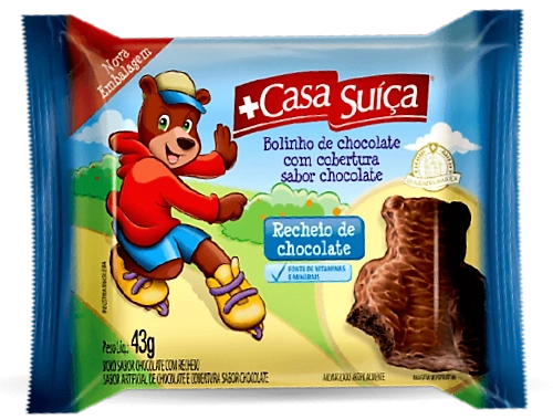 Bolo Ursinho De Baunilha Com Chocolate Casa Suiça