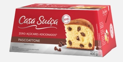 Bolo De Páscoa Com Gotas De Chocolate Casa Suíça Pascoattone Caixa 400g
