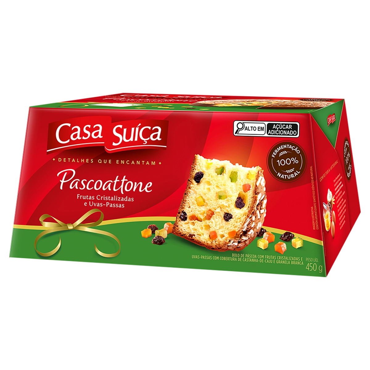 Bolo De Páscoa Com Frutas Cristalizadas E Uvas Passas Cobertura Castanha De Caju E Granela Branca Ca