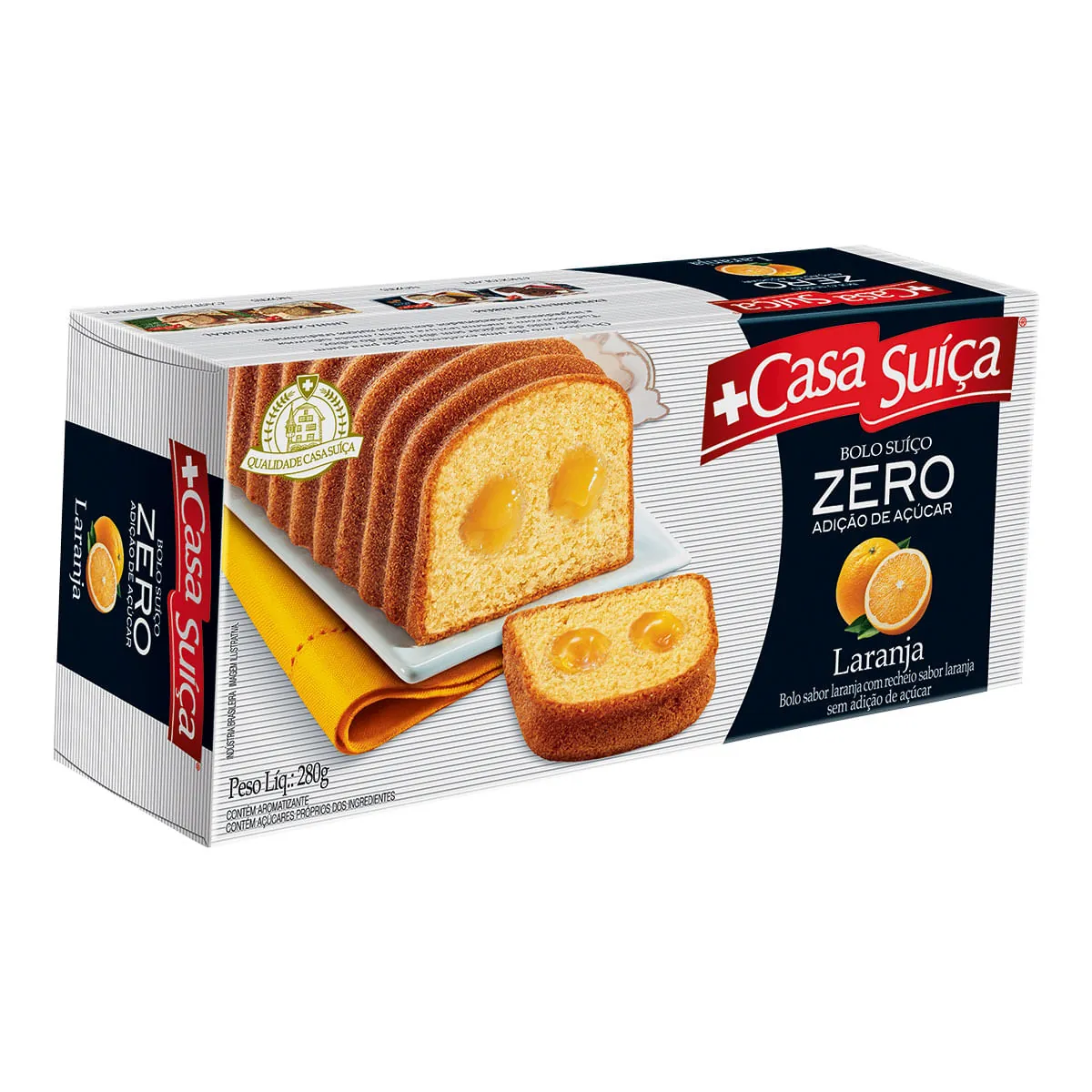 Bolo Suíço Laranja Casa Suíça Caixa 280g
