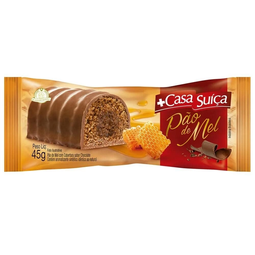 Pão De Mel Casa Suíça Pacote 45g