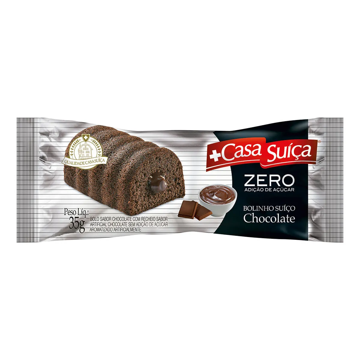 Bolinho Zero de Chocolate CASA SUÍÇA 35g