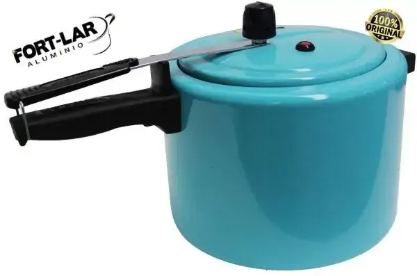 Panela De Pressao Color 4,50l Azul Tiffany