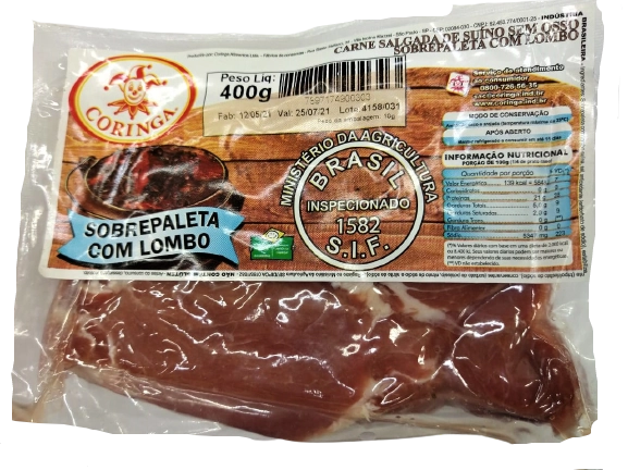 C.suina Salgada Lombo Coringa Bj 400g