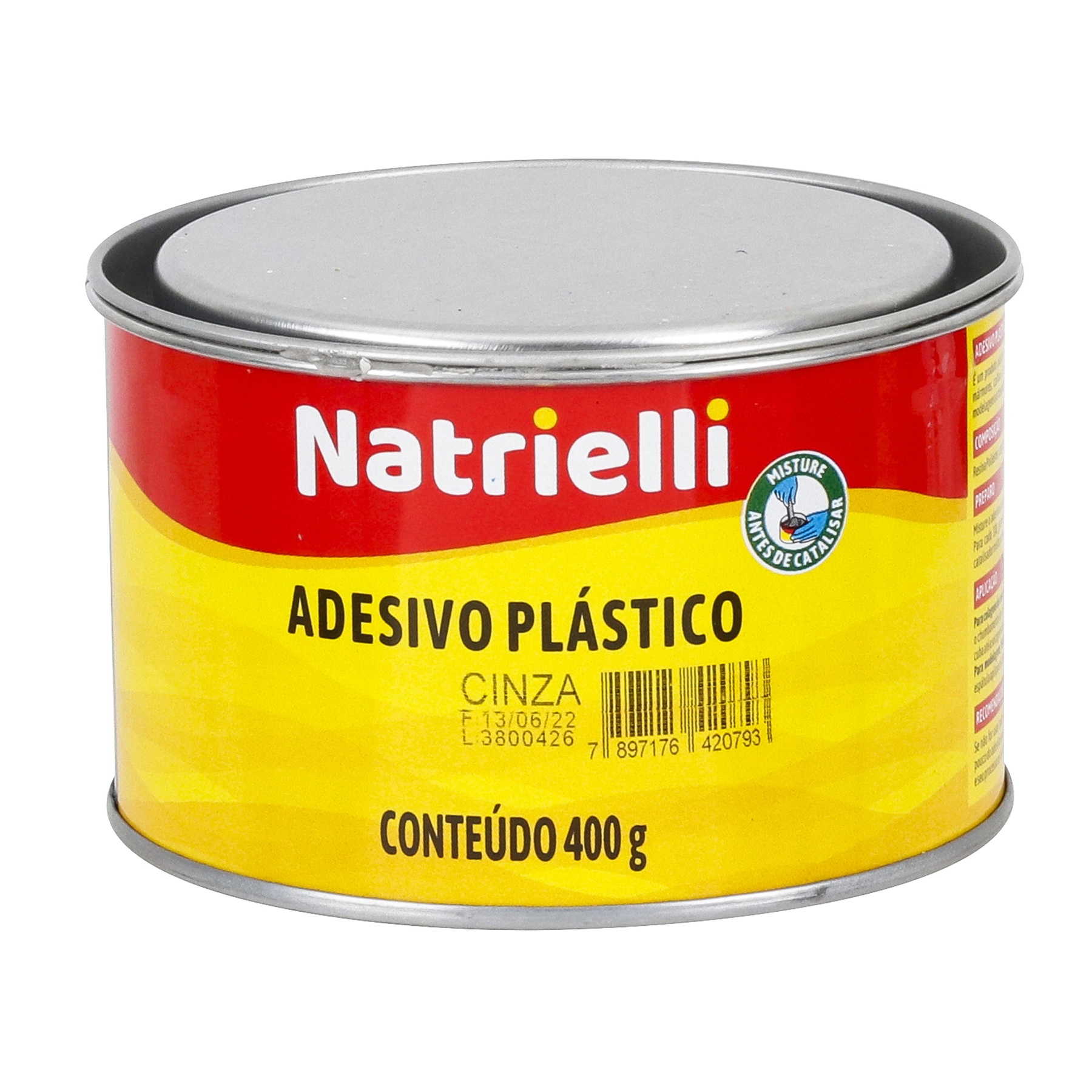 Adesivo Plástico Impermeabilizante 400g Cinza