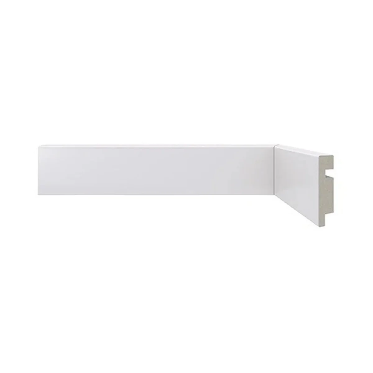 Rodapé De Poliest 473 Branco Com 05cm Santa Luzia