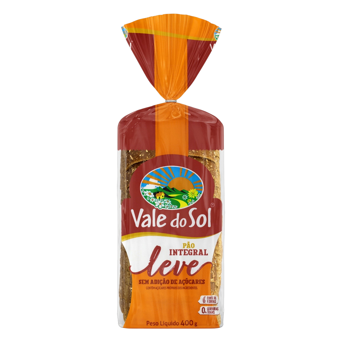 Pão Integral Castanha Do Pará E Quinoa Zero Lactose Vale Do Sol Naturista Pacote 370g