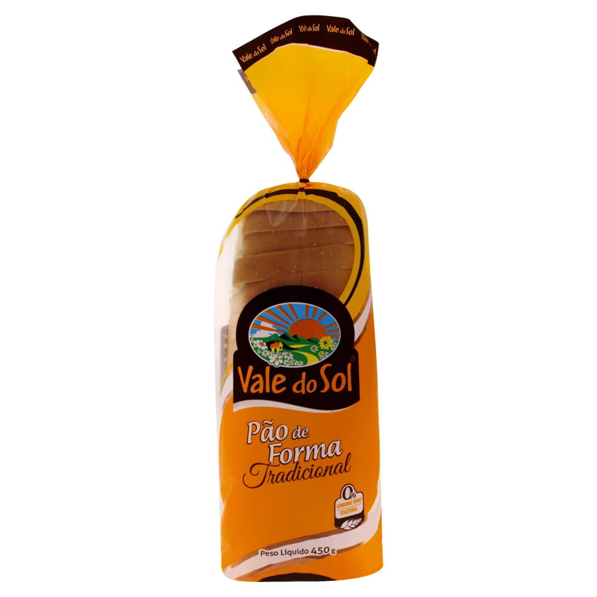 Pão De Forma Tradicional Zero Lactose Vale Do Sol Pacote 400g