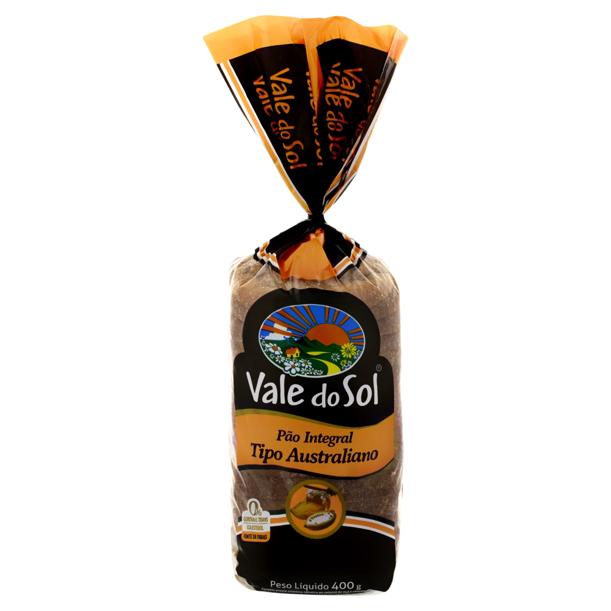 Pão Australiano Integral Vale Do Sol Pacote 400g