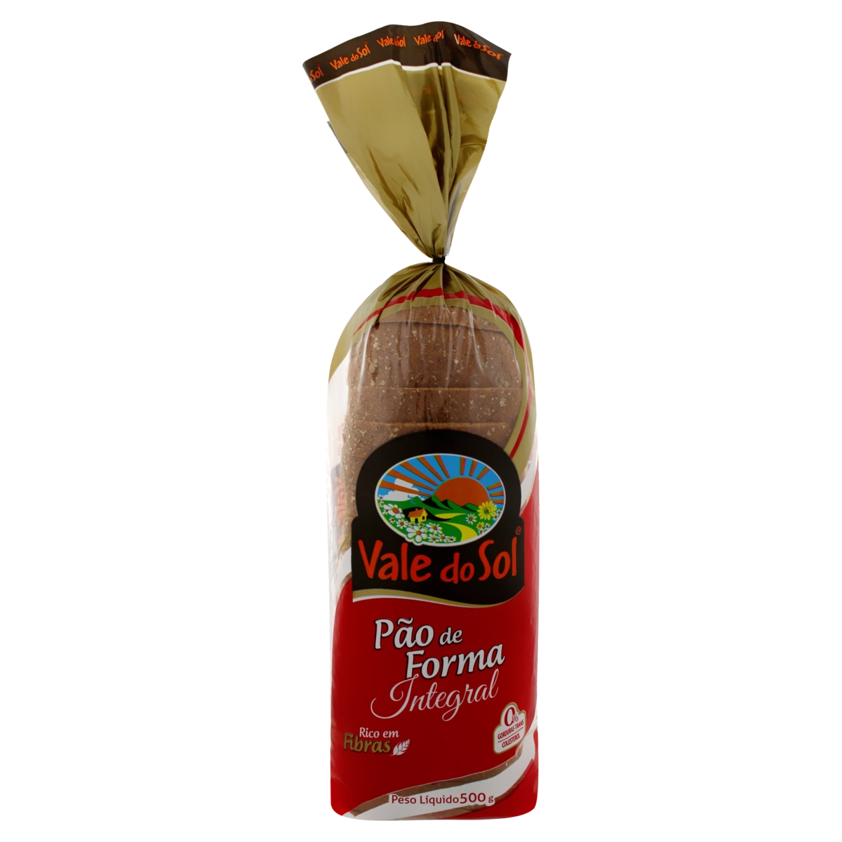 Pão De Forma Integral Zero Lactose Vale Do Sol Pacote 400g