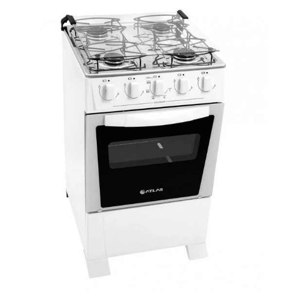 Atlas Coliseum Glass Piso 4 Bocas Branco