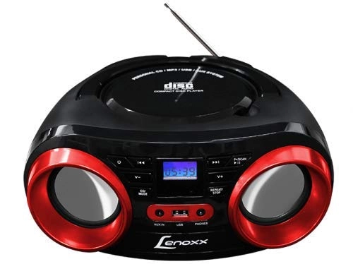 Rádio Lenoxx Bd129 Cd Player Fm Estéreo Mp3 E Usb Preto