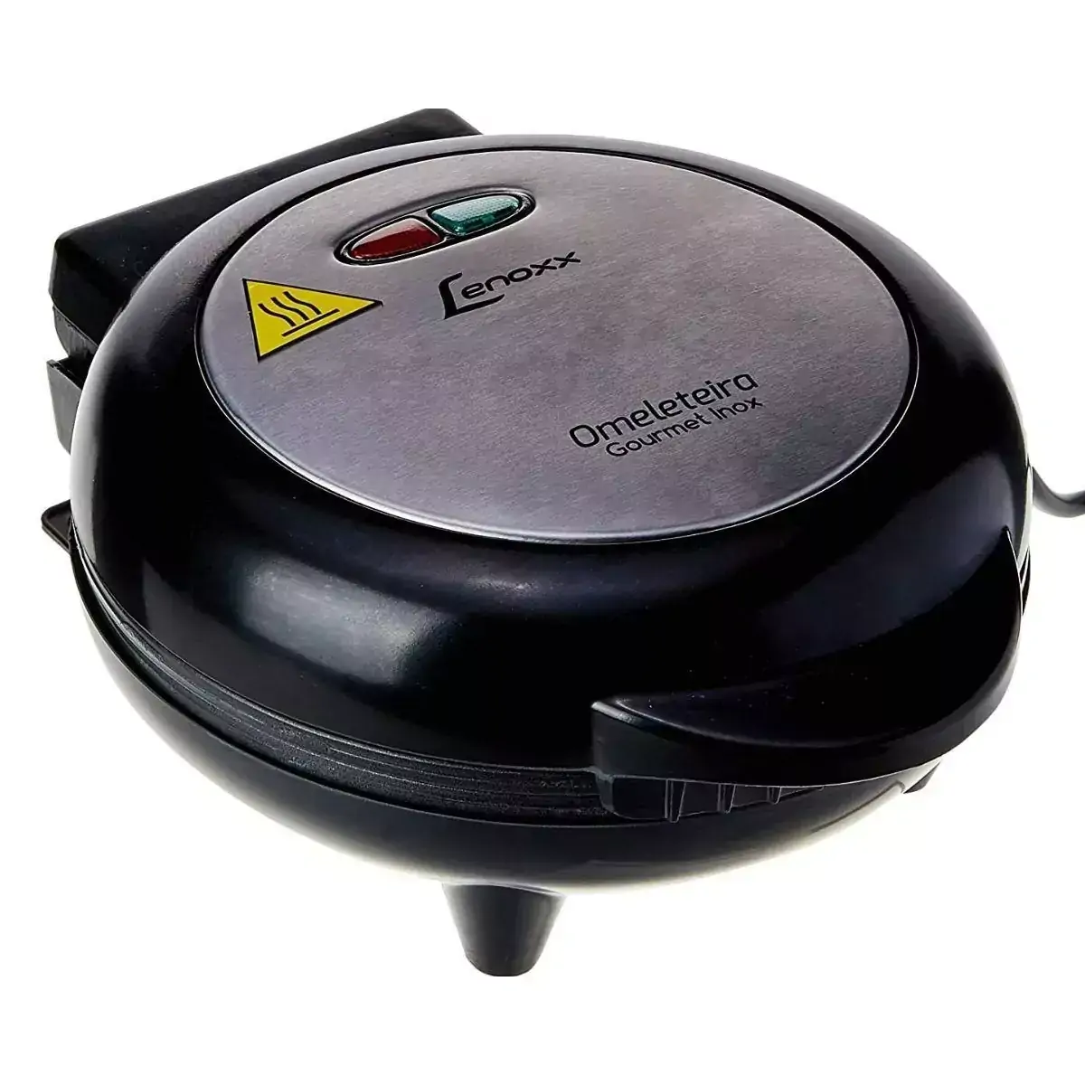 OMELETEIRA ELÉTRICA ANTIADERENTE GOURMET INOX 127V LENOXX