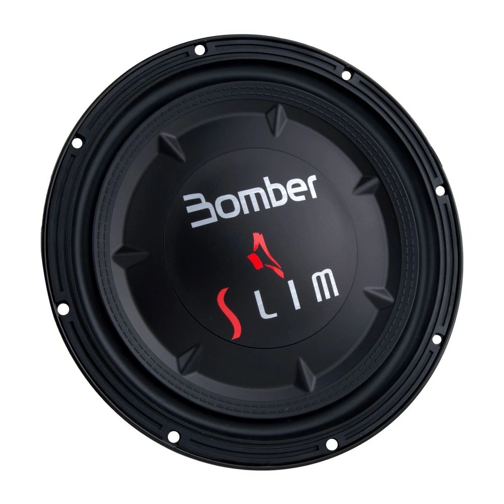 Subwoofer Slim 10 Pol. 200W Rms Bobina Simples - BOMBER 147024