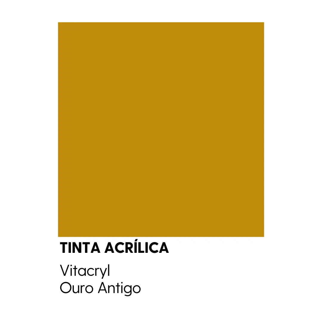 Tinta Emborrachada Acetinada Amarelos - Ouro Antigo - 3 6 Lts