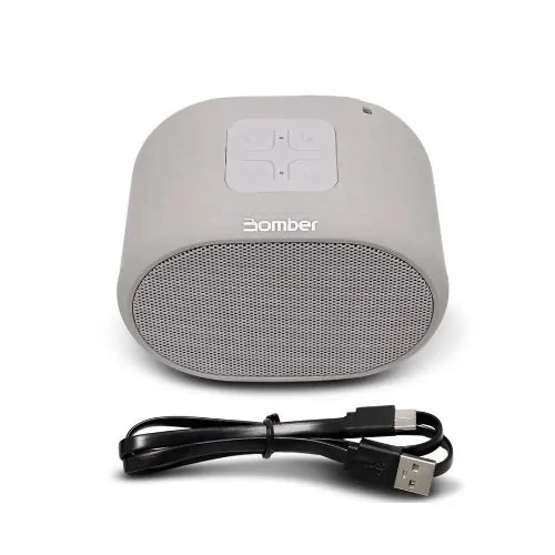 Caixa de Som Portátil 2 Silver com Bluetooh 5w - BOMBER 192013