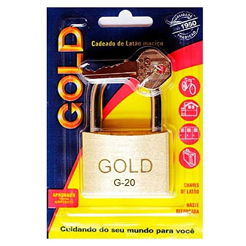 Cadeado Gold 20mm Sm 6x1