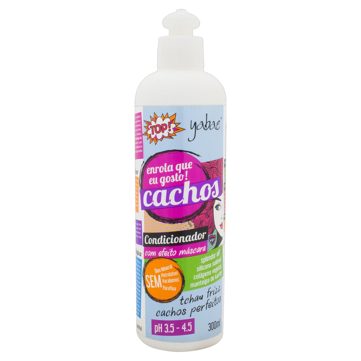 Condicionador Yabae Cachos Frasco 300ml