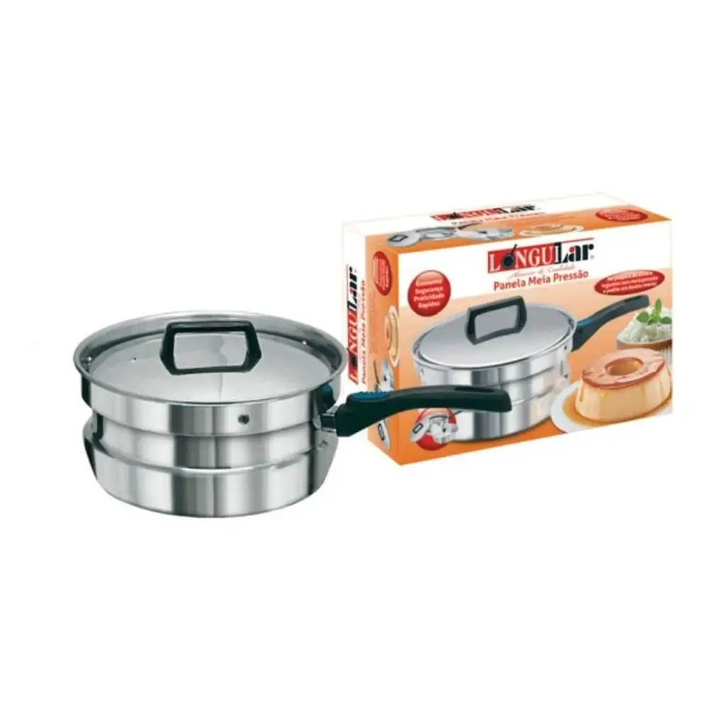 Panela De Pressao Longuilar 1/2 Polida