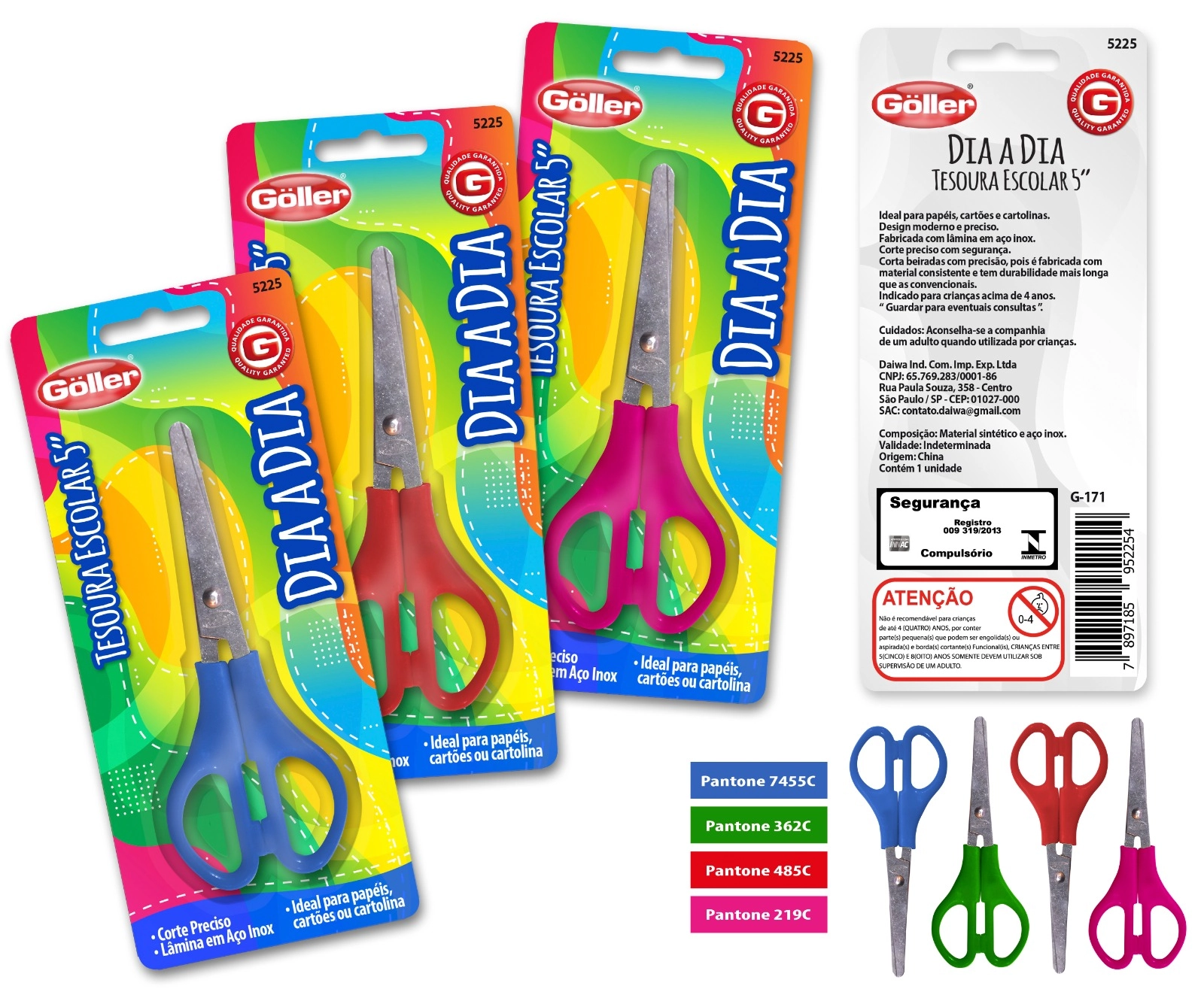 Tesoura Escolar Goller 5225