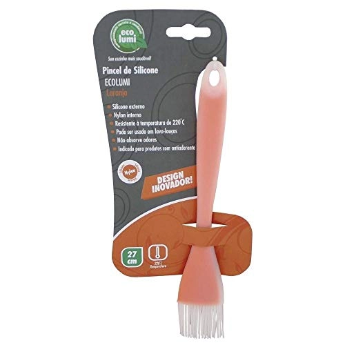 Pincel Silicone Eco Lumi Laranja