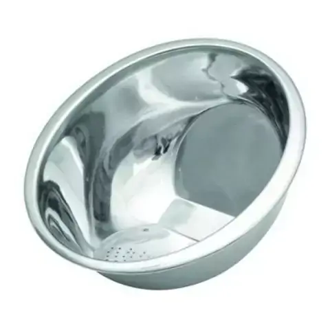 Escorredor de Arroz Aço Inox 26cm 1 UN Ecolumi
