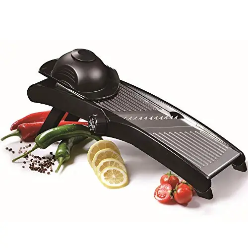 Mandoline EcoLumi Cortador e Fatiador Aço Inox Preto