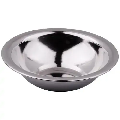 Tigela Inox Redonda Rasa 20 Cm 3826 Un 048