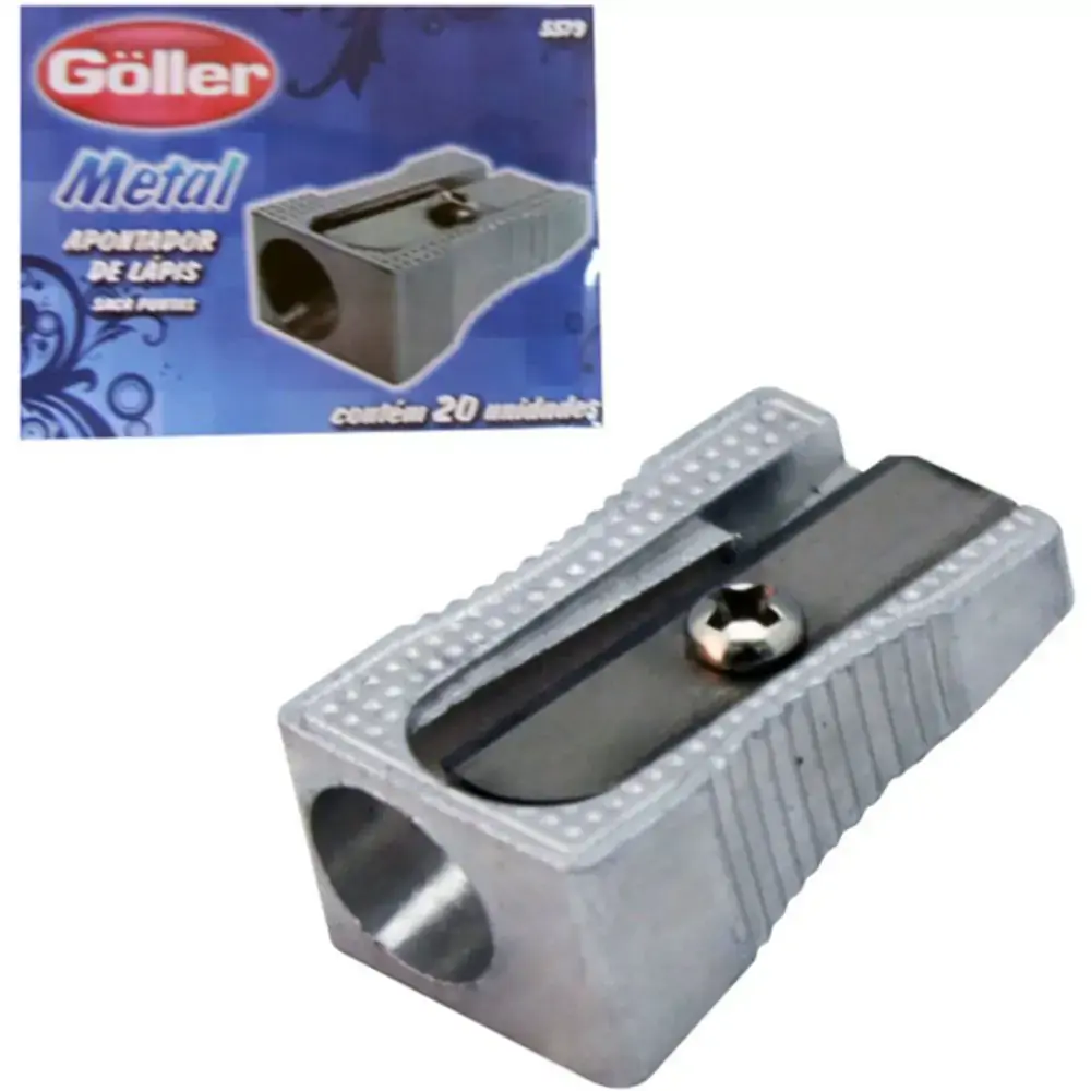 Apontador Escolar Gooler Metal