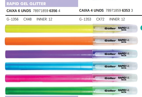 Caneta Gel Rapid Neon Ng 1357 Daiwa