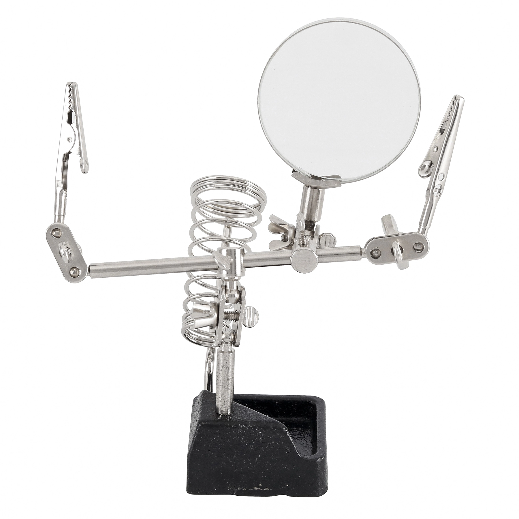 Lupa com Garra e Suporte para Ferro De Solda 9051L Western