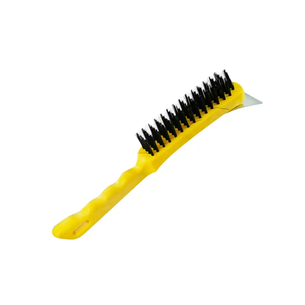 Escova De Aço Com Raspador Western