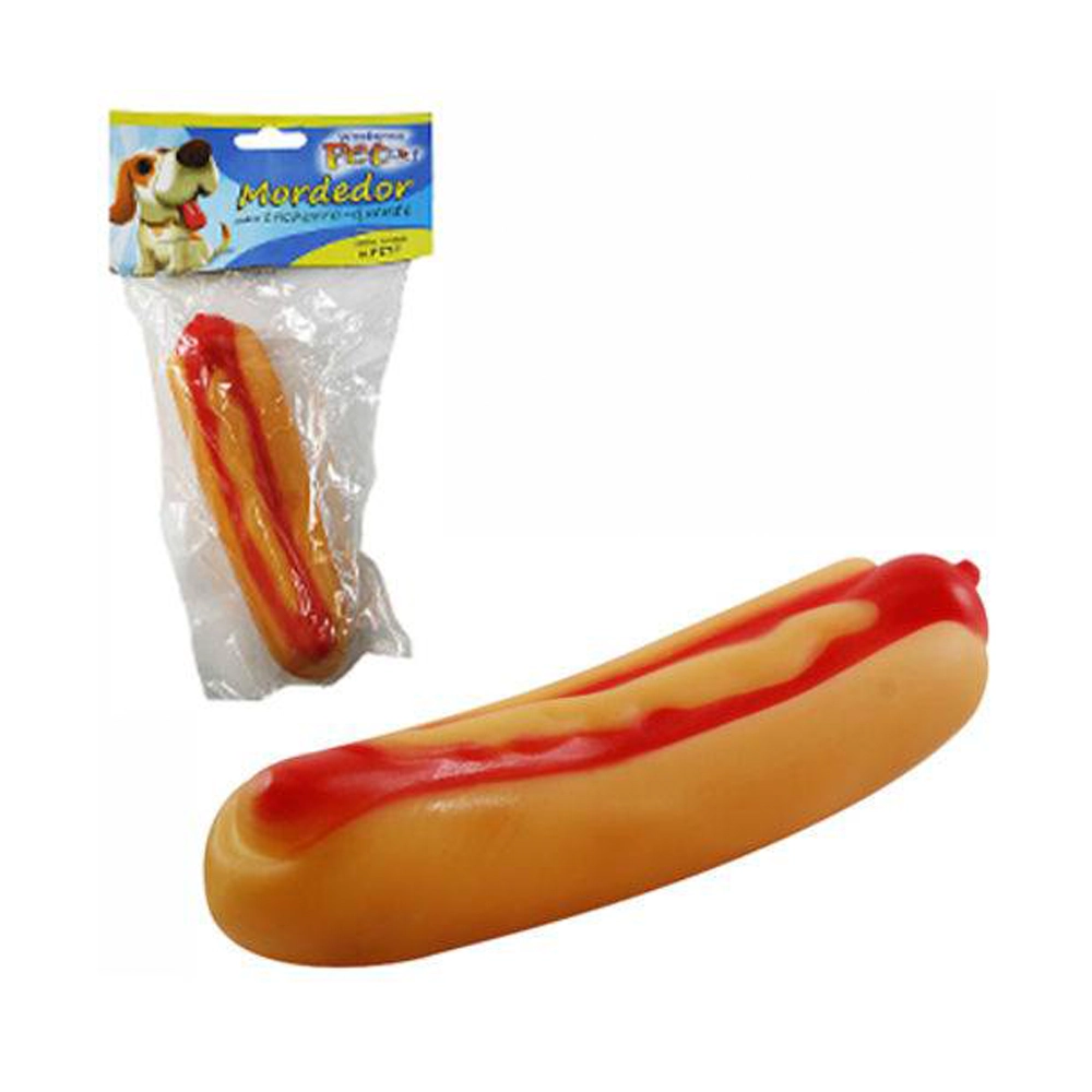 Brinquedo Cachorro Quente Vinil