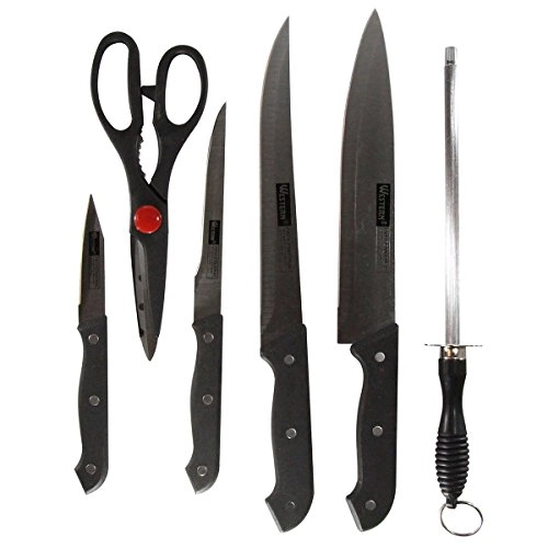 Conjunto Kit Facas 7 Pecas Profissional