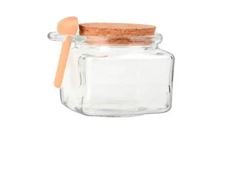 Pote De Vidro C/colher 260ml Ref.pote242