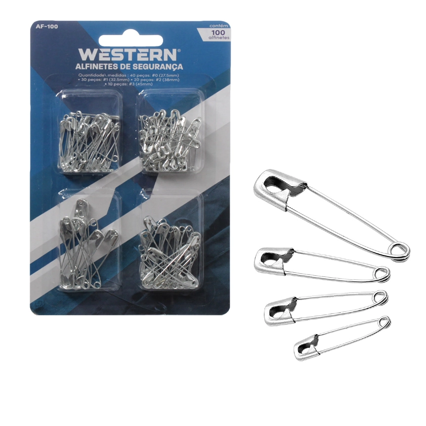 Alfinete Segur 100pc Western Etilux Af100