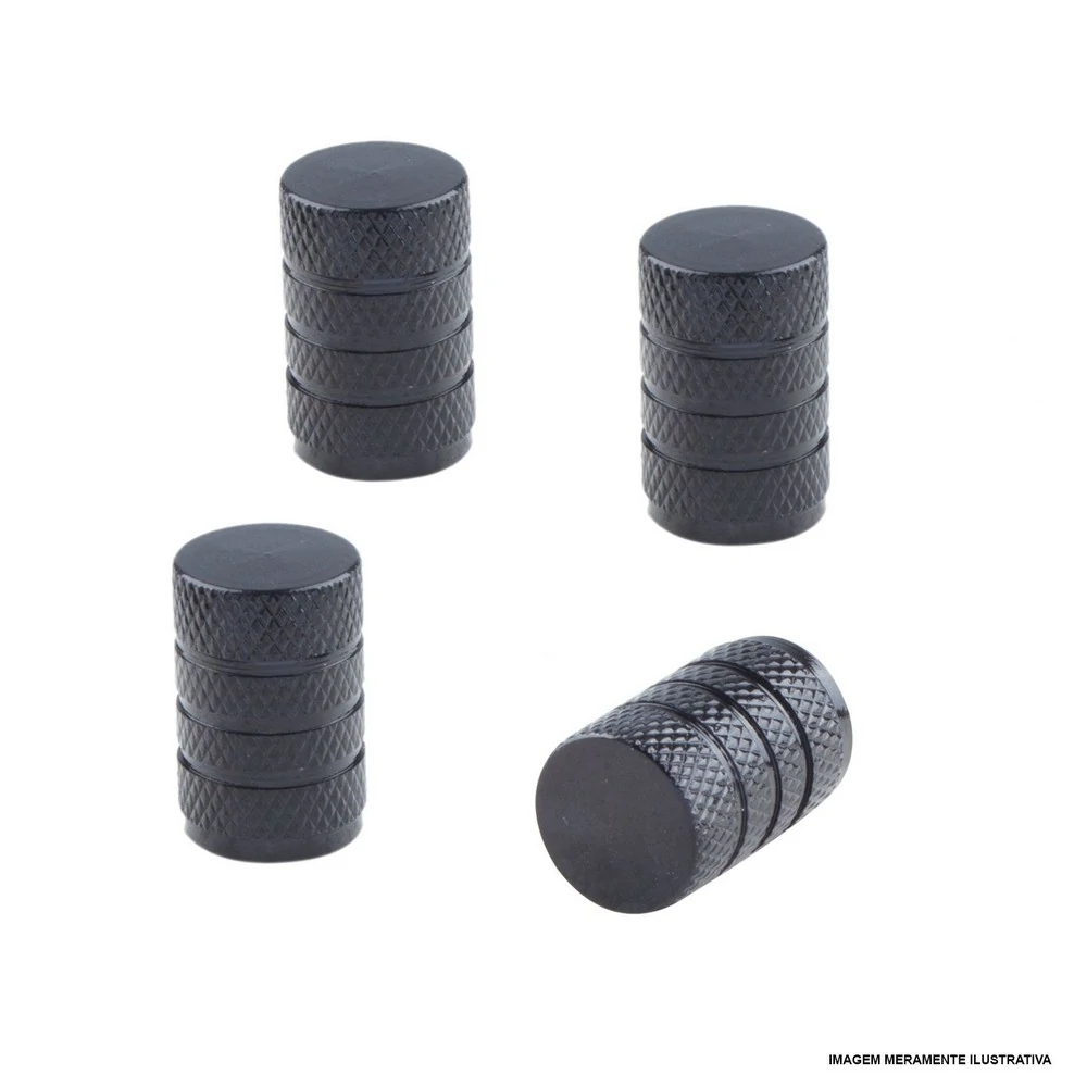 Kit Com 4 Tampas Para Válvula De Pneu Pn 50 Western