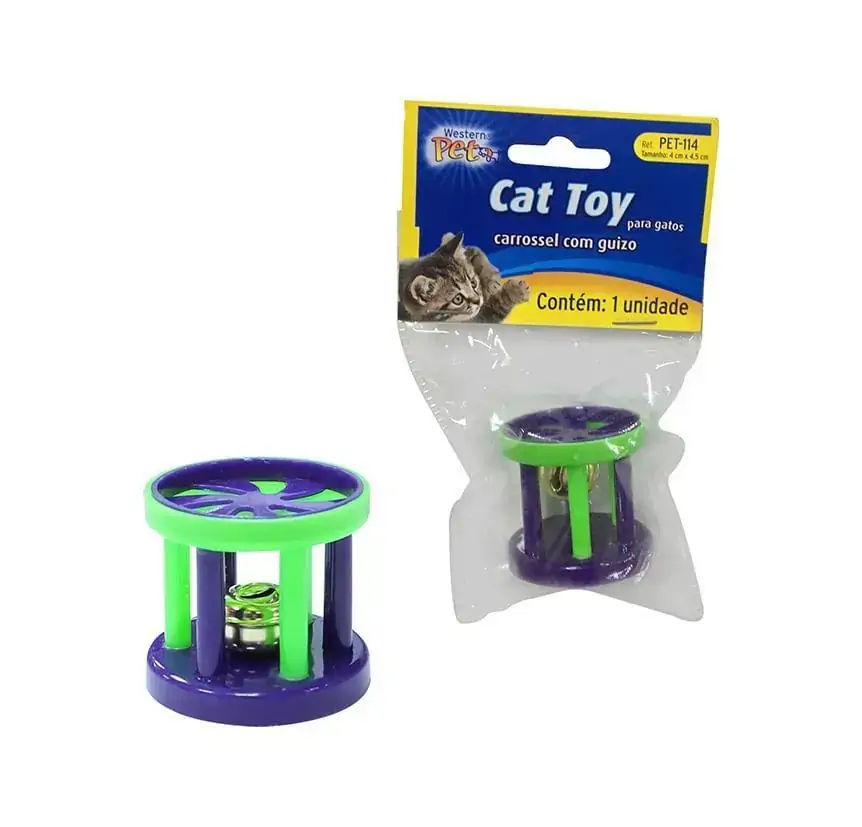 Brinquedo Gato Carrossel 4Cm Western Pet