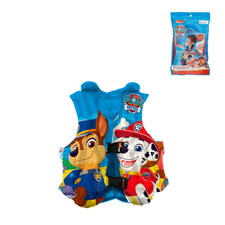 Colete Inflavel Patrulha Canina 43x35cm Ref.pci 008 Etilux