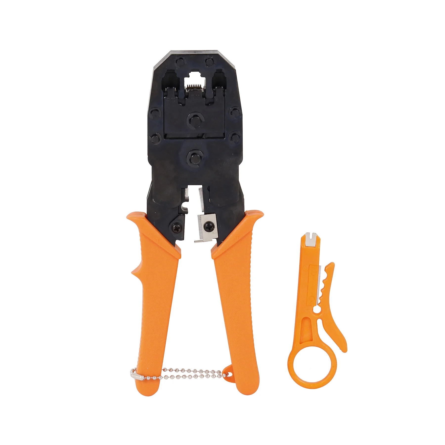 Alicate Crimpar 3 Em 1 Laranja/Preto Western