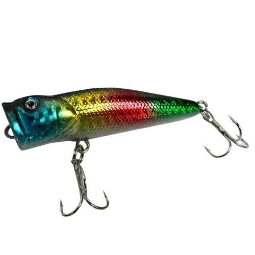 Isca Artificial Para Pesca Superfície Peixinho 8cm Com 2 Garatéias Ws8 Is 21