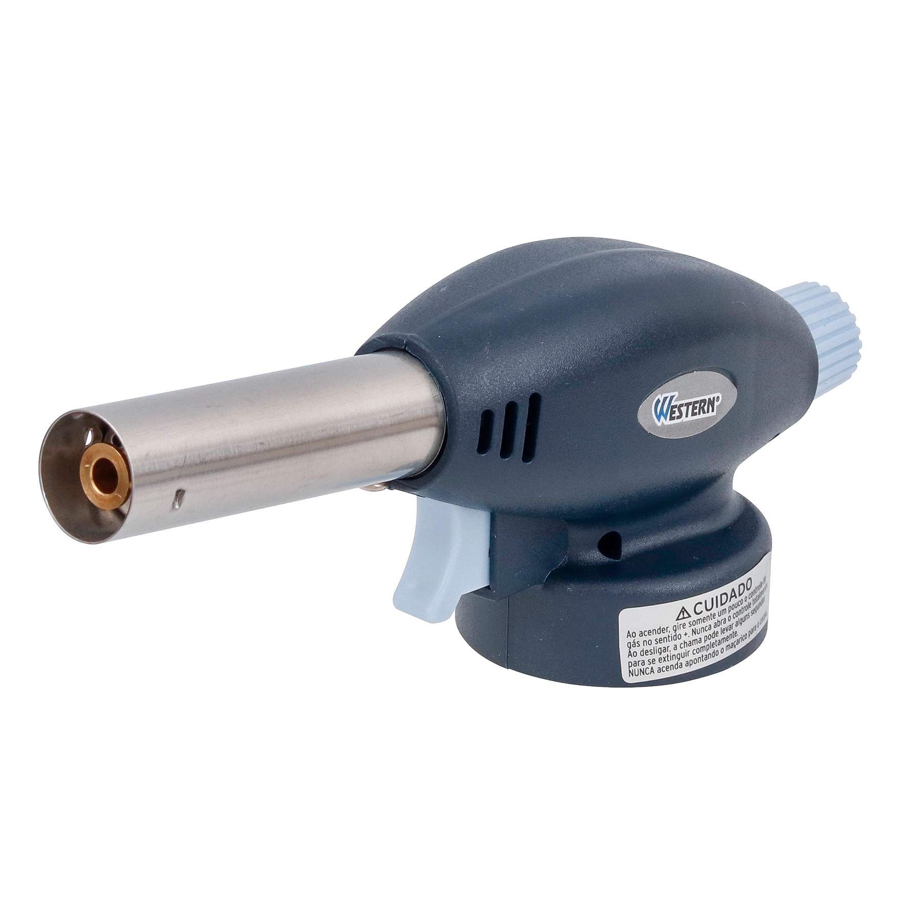 Mini Maçarico A Gás Recarregável Com Acendimento Automático