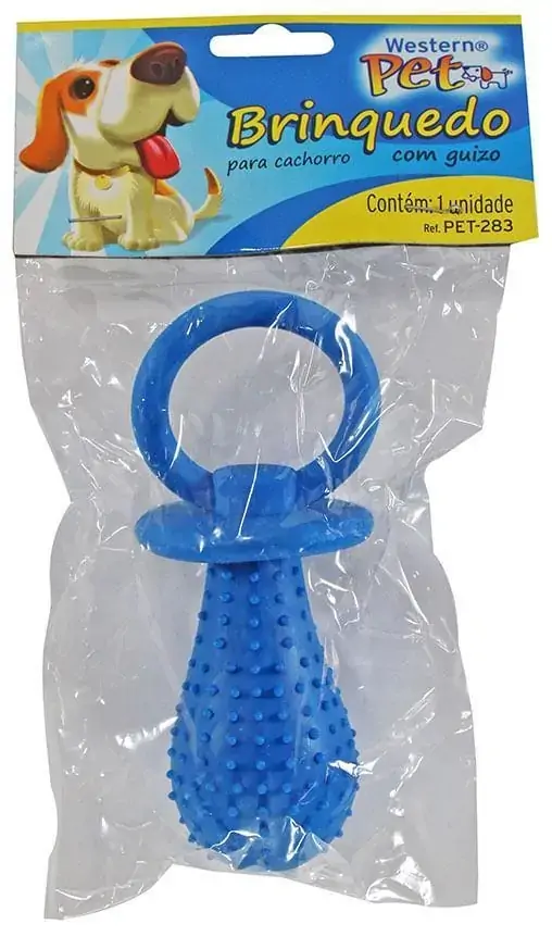 Brinquedo Cão Chupeta 15Cm Western Pet