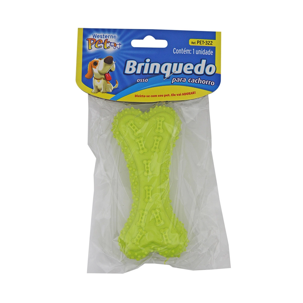 Brinquedo Cão Osso 12X5,5X3Cm Western Pet